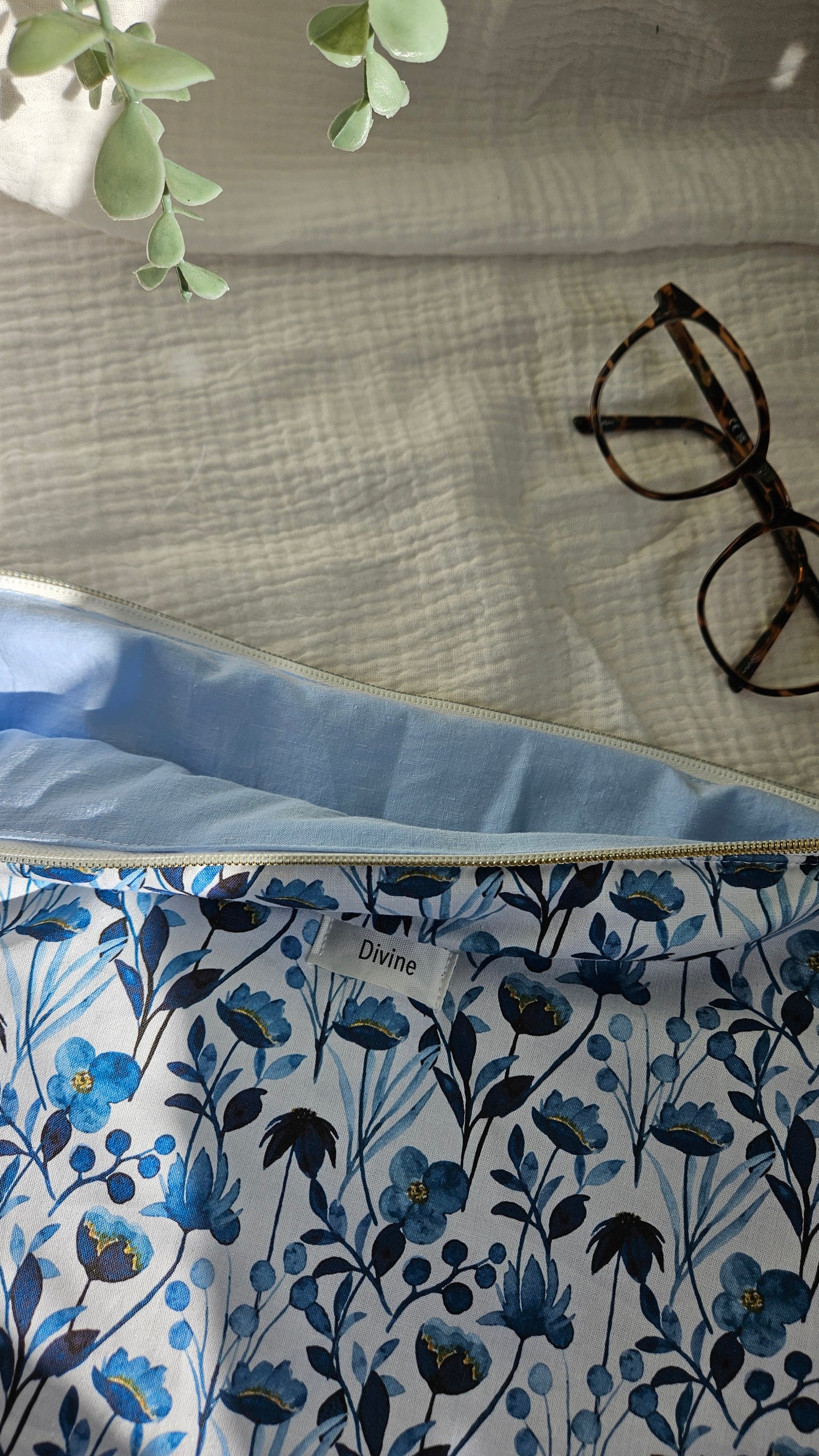 Housse Ordinateur bleuet