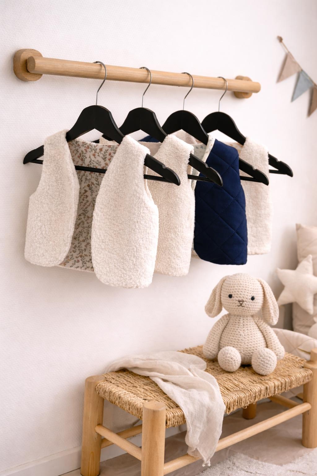 Gilets sans manches réversible