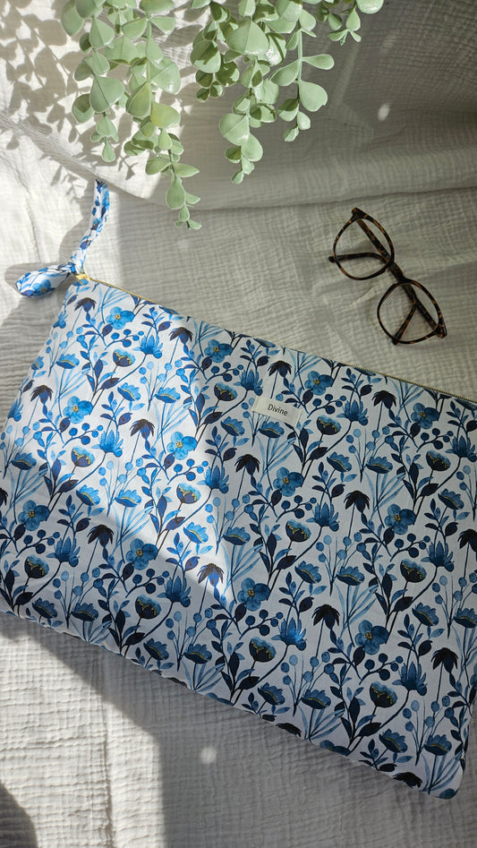 Housse Ordinateur bleuet