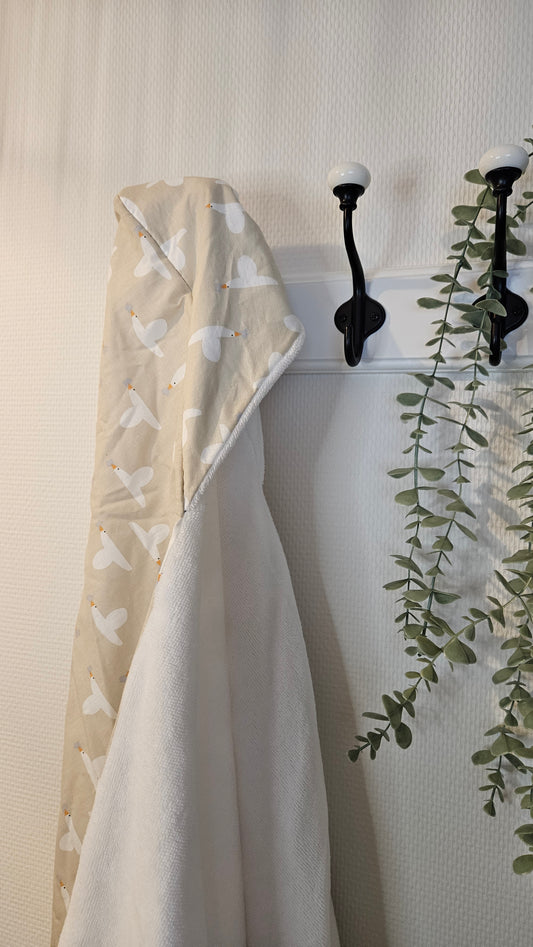 Cape de bain personnalisée broder