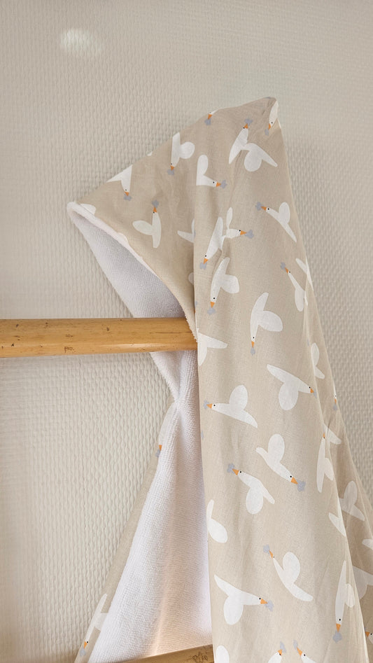 Cape de bain personnalisée