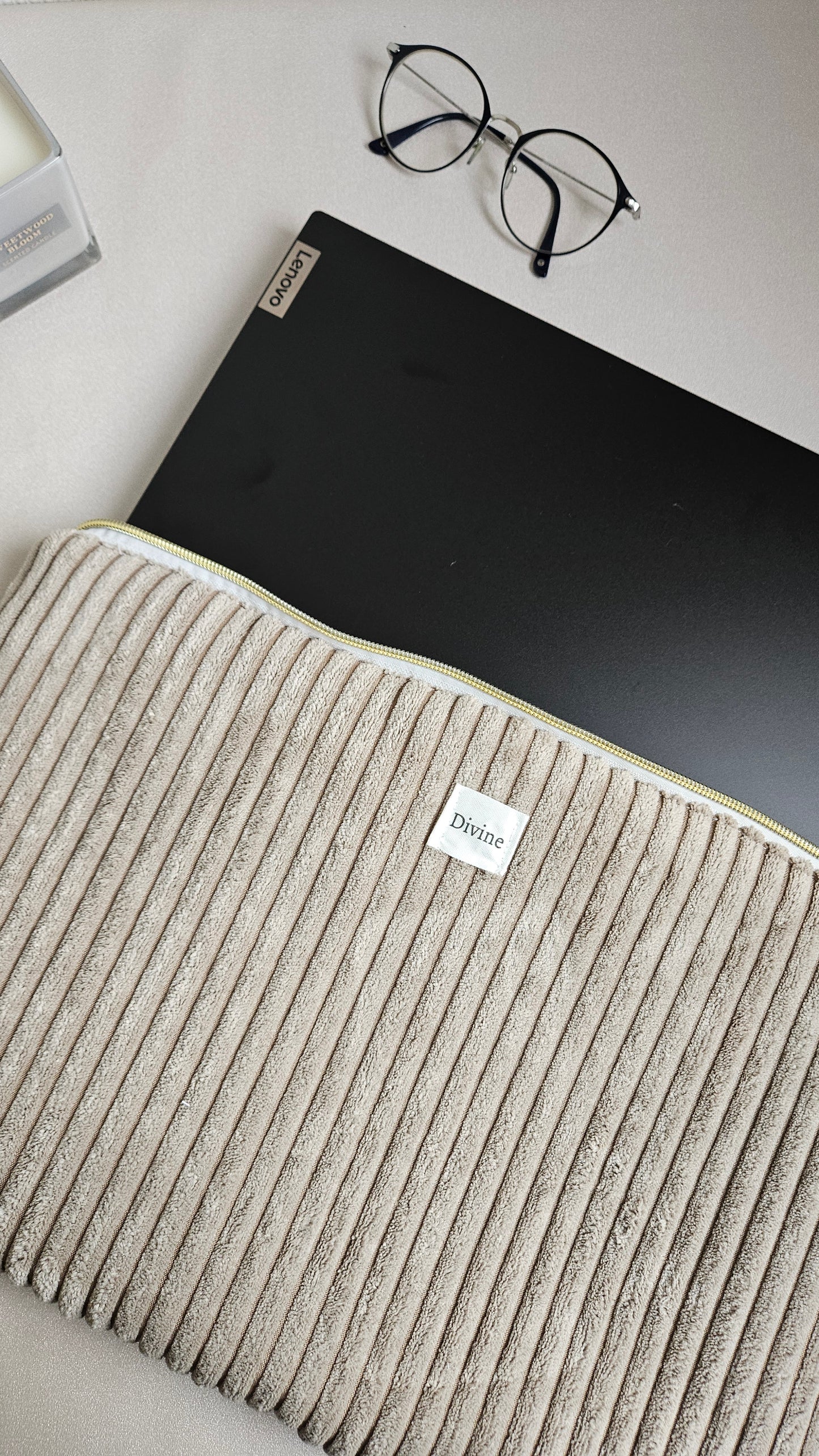 Housse Ordinateur Creamy